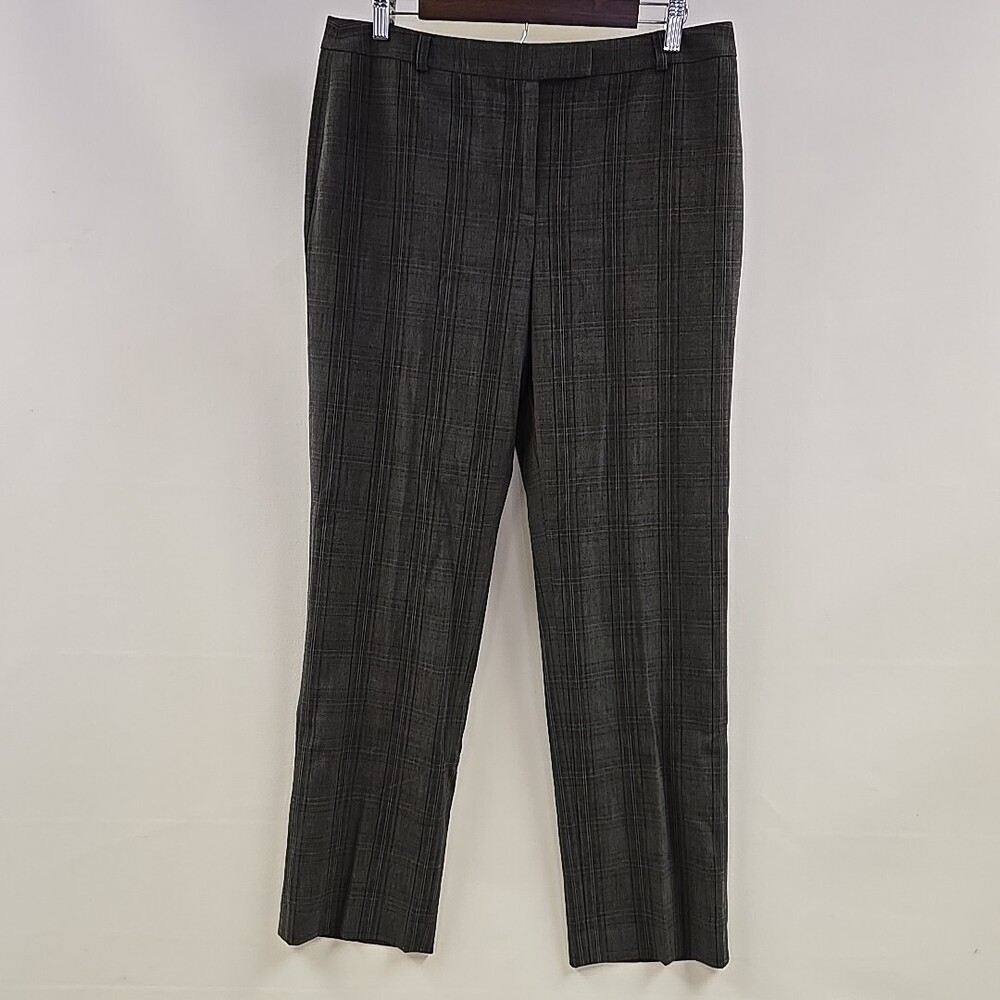 Charter Club Pants Womens 12p Black Full Length Straight Leg Slacks Trousers